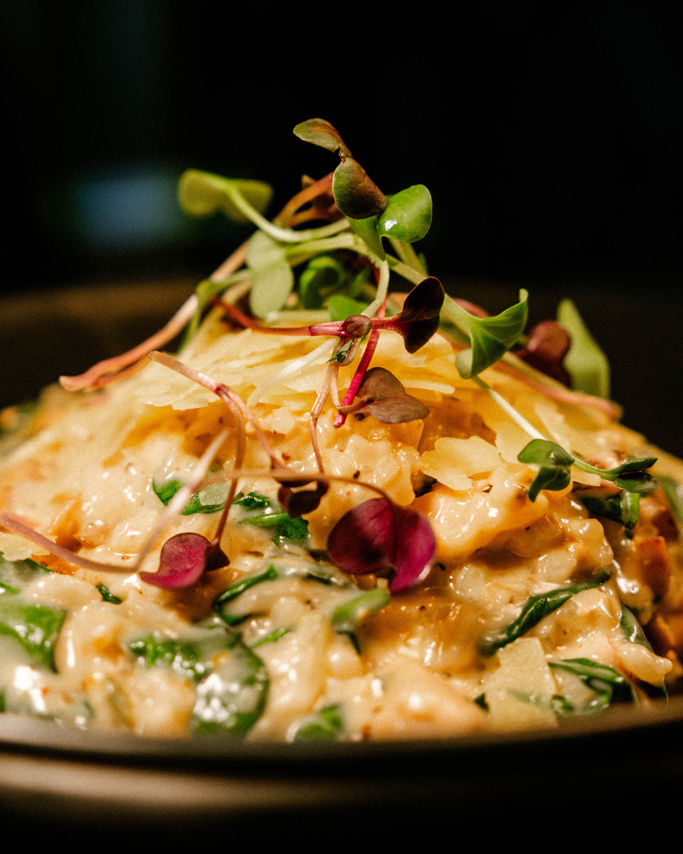 Beautifully presented dish at Goat House