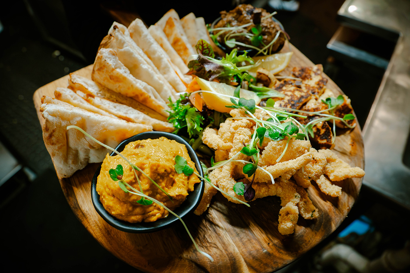 Sharing platter served at Goat House